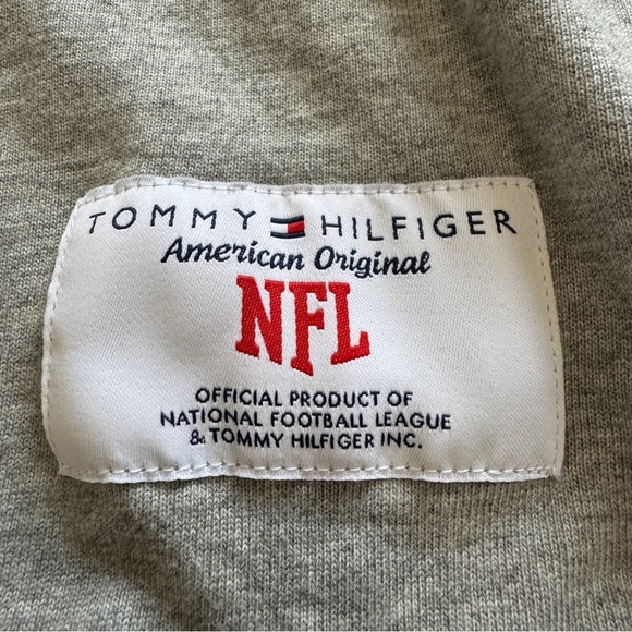 Tommy Hilfiger Kansas City Chiefs Quarter Button Collared Long Sleeve Shirt LG - Picture 11 of 16